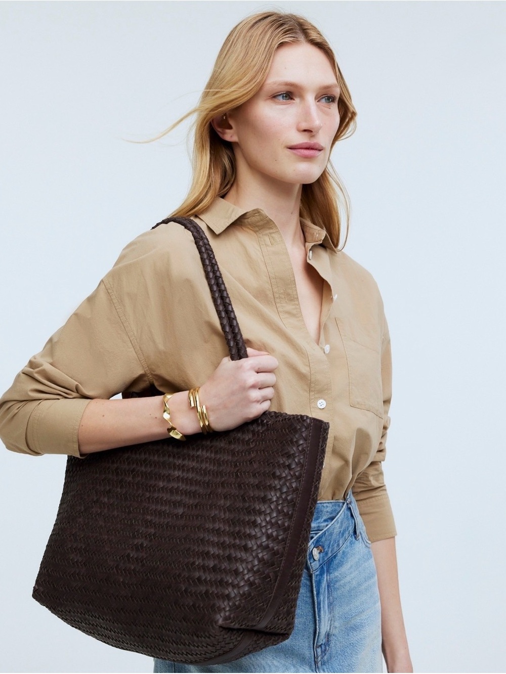 Madewell The Signature Woven Tote - Picture 3 of 6